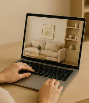 Exemplo de projeto de decoração e móveis planejados da Surita Interiores